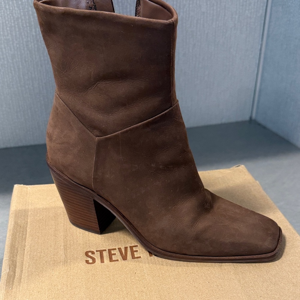 Steve Madden Dark Brown Heeled Boots